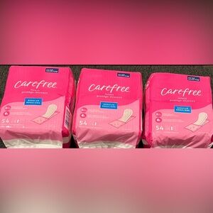 Carefree Daily Liners Regular Length & Unscented With Odor Control X’s 3 Total